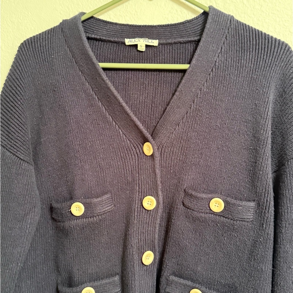 Alex Mill Jo Ribbed Women's Cardigan Size S - Picture 4 of 7